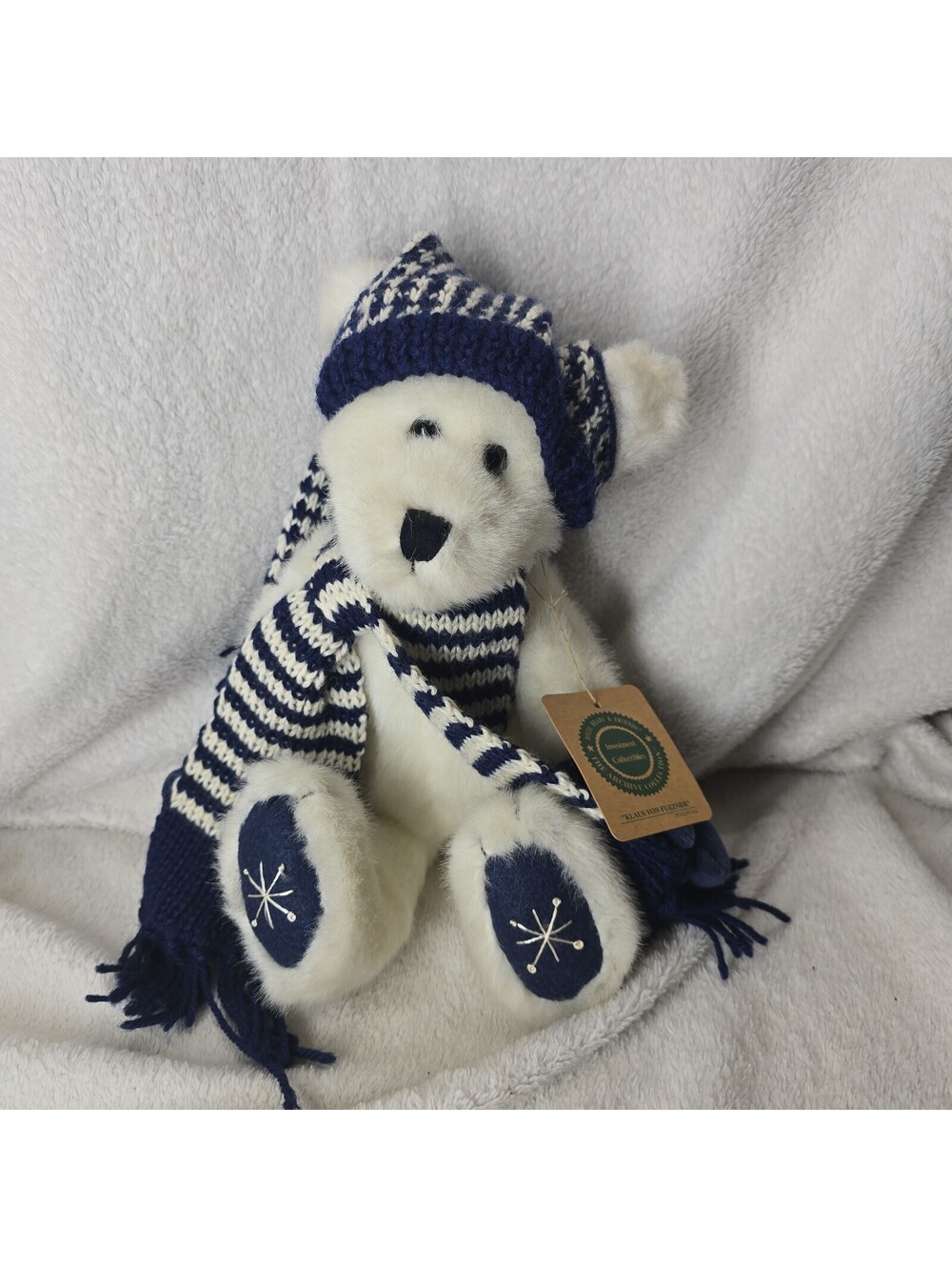 Klaus Von Fuzzner Boyds Bears And Friends Holiday Winter  14" Retired With Tag
